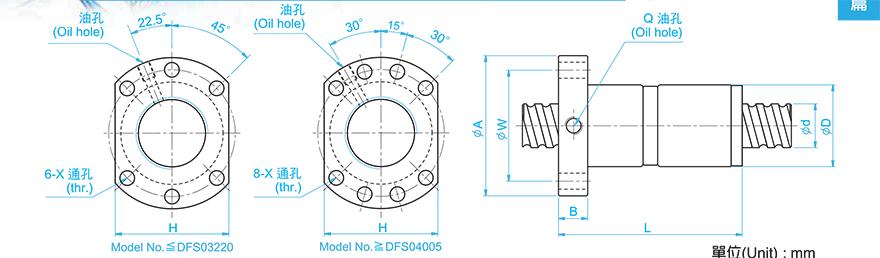 TBI DFS03210-3.8 tbi滚珠丝杆产品目录
